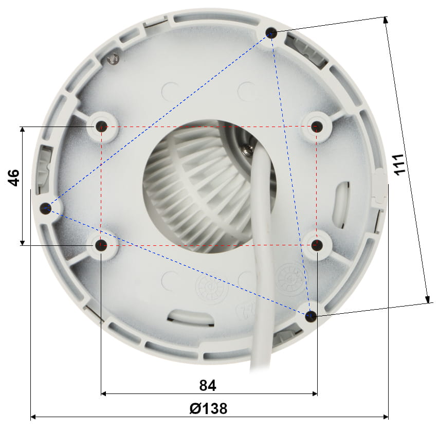 HYBRYDOWA KAMERA TERMOWIZYJNA IP DS-2TD1228T-2/QA(B) HeatPro 2.1mm - 720p, 2.2mm - 4Mpx Hikvision-1703942