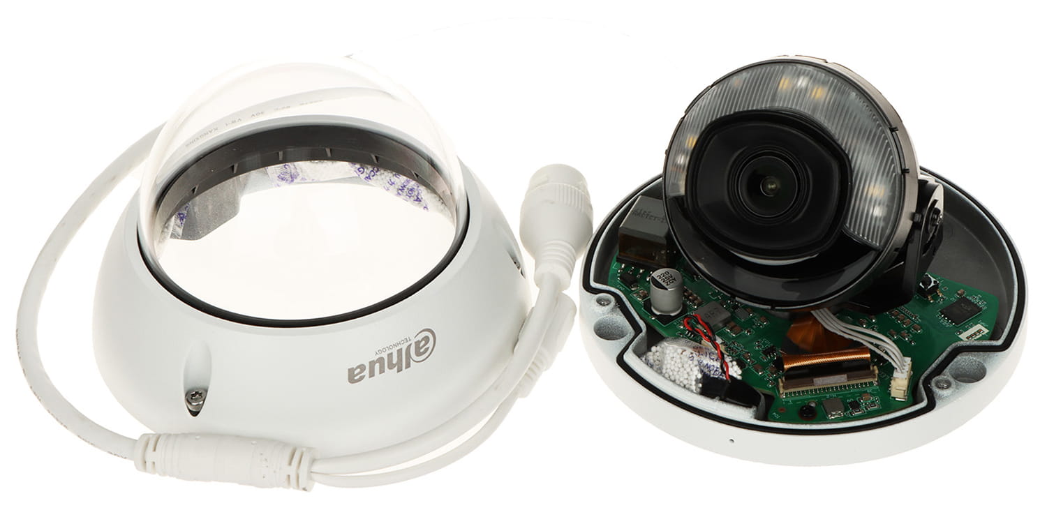 KAMERA WANDALOODPORNA IP IPC-HDBW2449E-S-IL-0280B WizSense Smart Dual Light - 4Mpx 2.8mm DAHUA-1700683