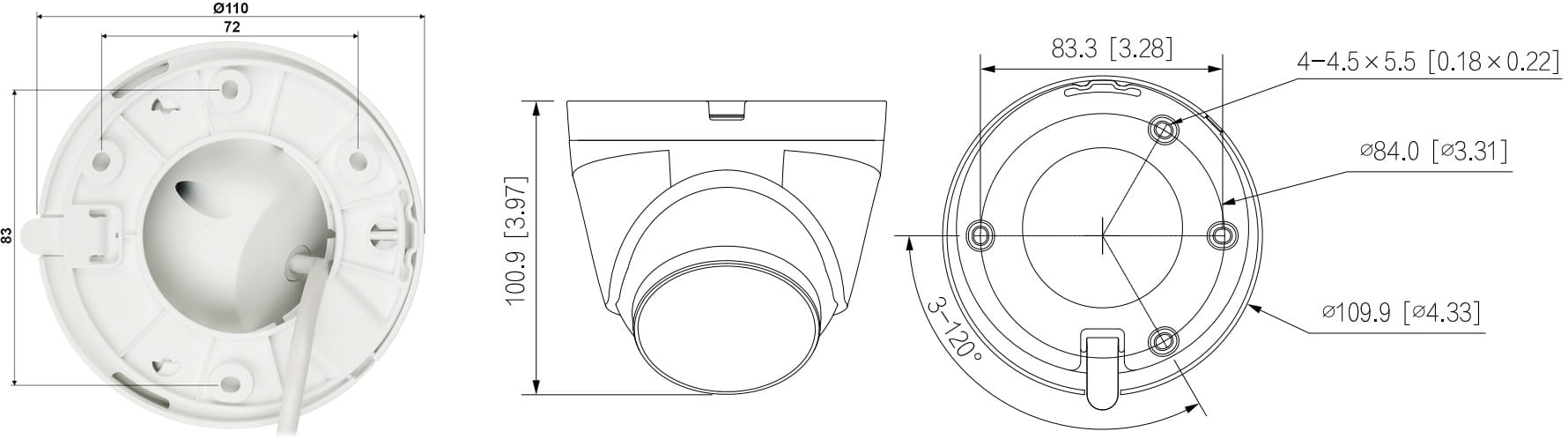 KAMERA IP IPC-HDW1239V-A-IL-0360B Smart Dual Light - 1080p 3.6mm DAHUA-1700747