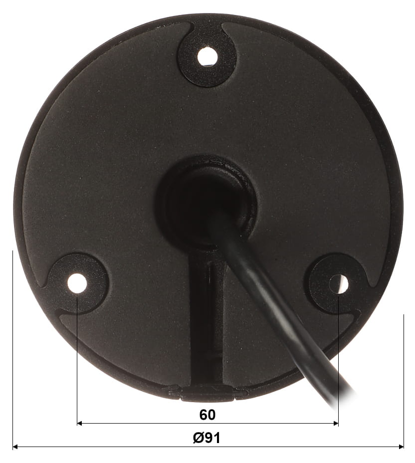 KAMERA IP IPC-HFW2849T-AS-IL-0360B-BLACK WizSense - 8.3Mpx 4K UHD 3.6mm DAHUA-1700641