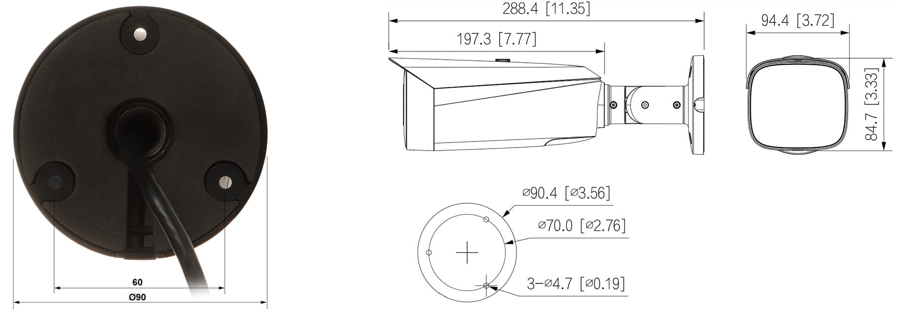 KAMERA IP IPC-HFW3549T1-AS-PV-0280B-S5-BLACK TiOC Full-Color - 5Mpx 2.8mm DAHUA-1703918