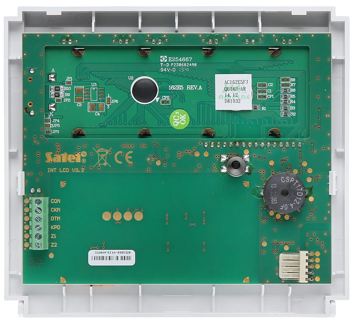 KLAWIATURA DO CENTRALI ALARMOWEJ INT-KLCDR-W SATEL-1704925