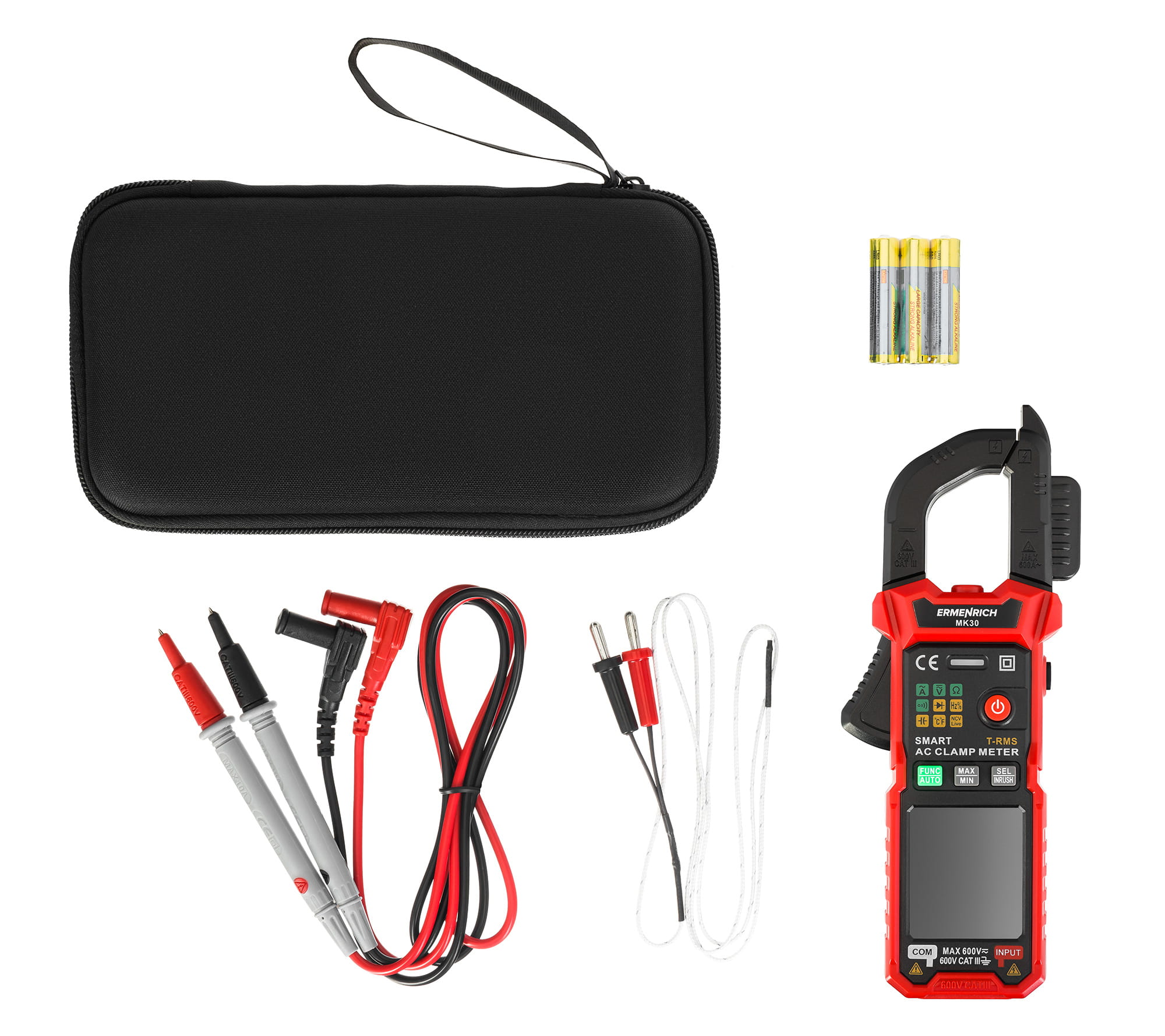 Cyfrowy miernik cęgowy Ermenrich Ping MK30-1698489