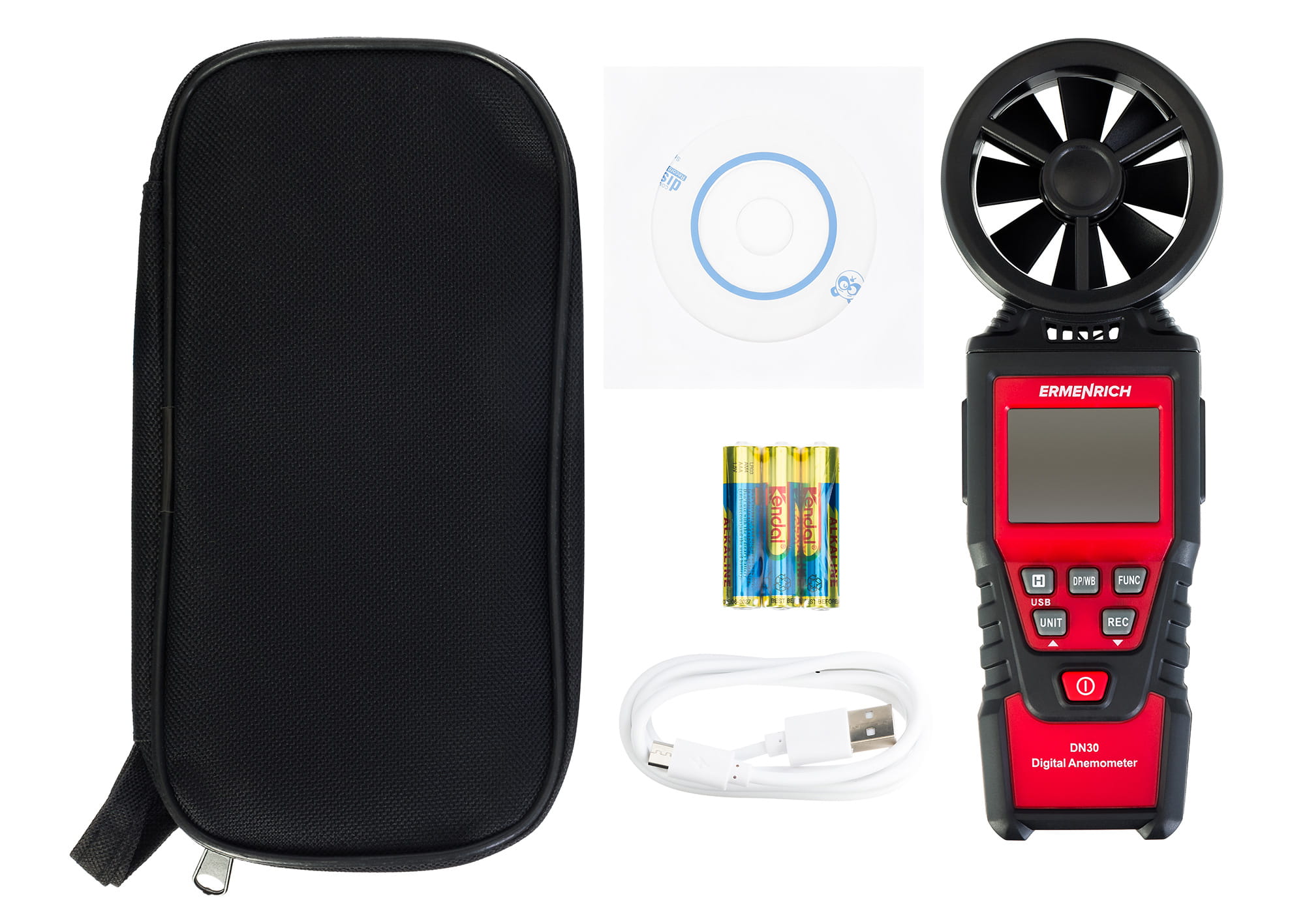 Wiatromierz cyfrowy Ermenrich Seek DN30-1702181