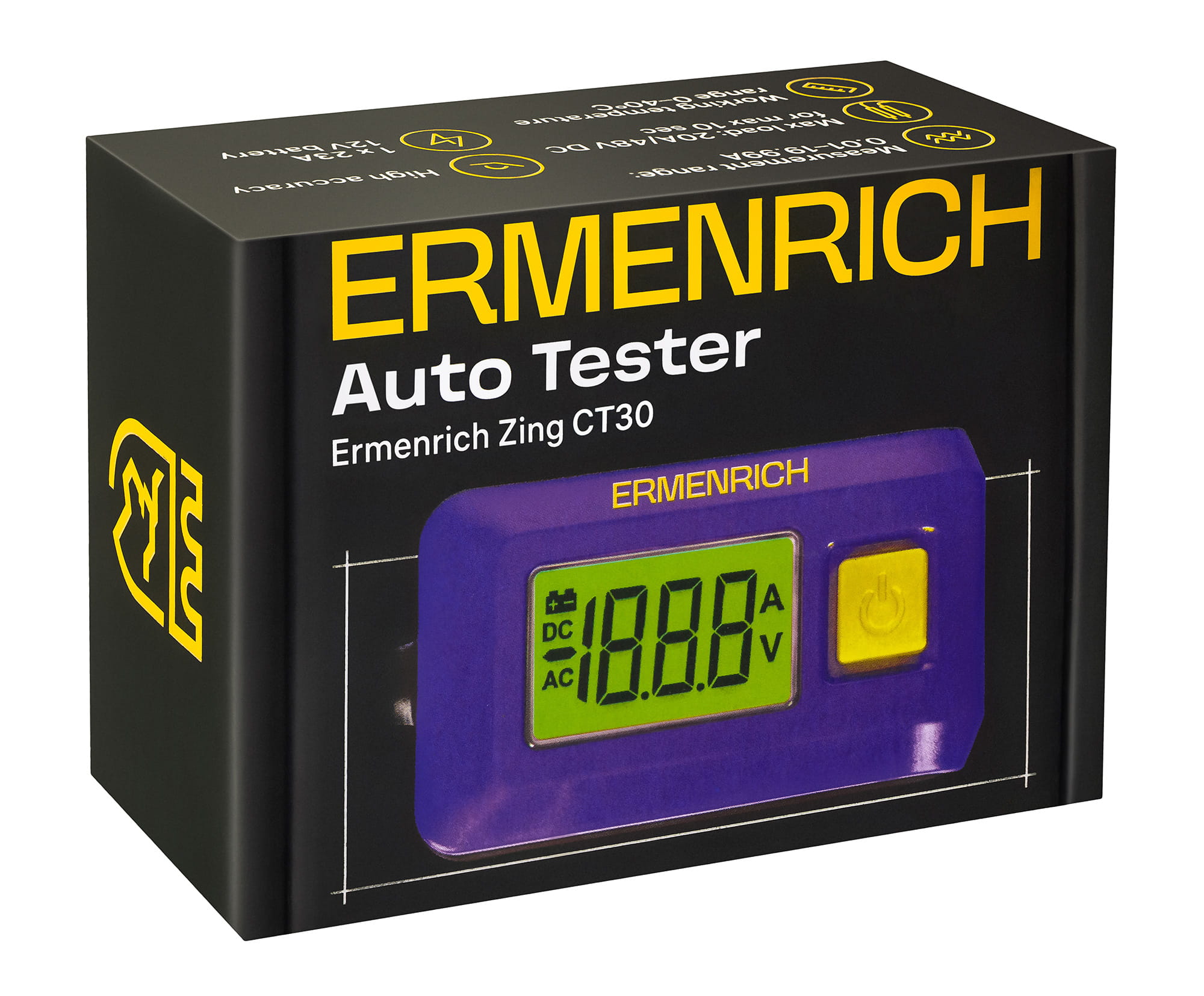 Samochodowy miernik prądu Ermenrich Zing CT30-1703232