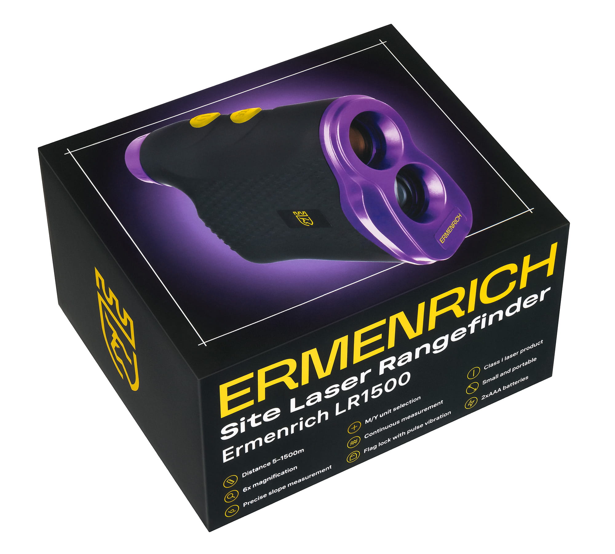 Budowlany dalmierz laserowy Ermenrich LR1500-1694445