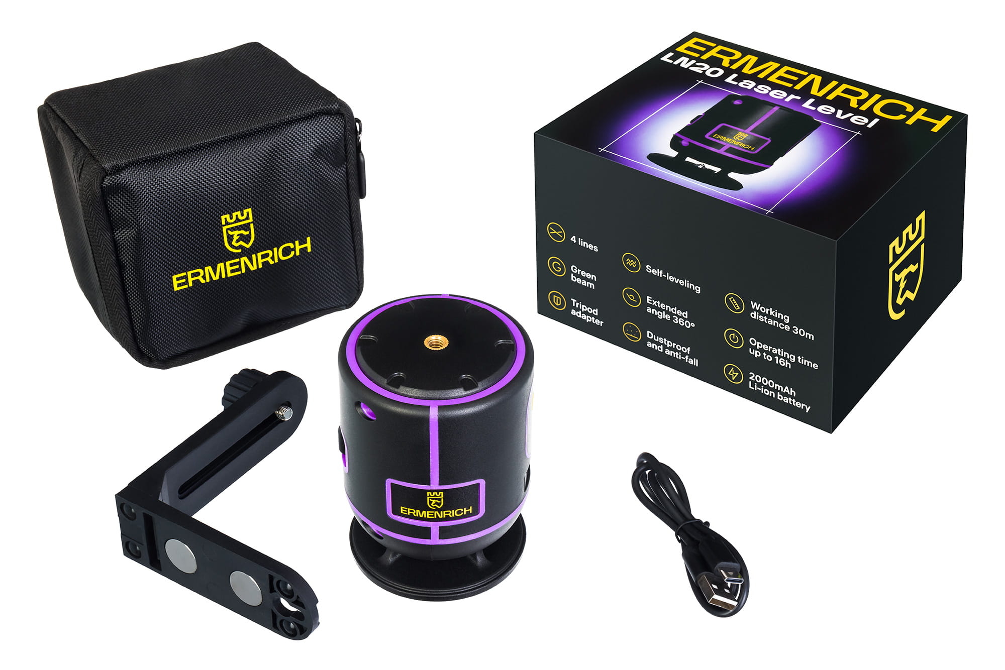 Poziomica laserowa Ermenrich PLUS LN20-1694456