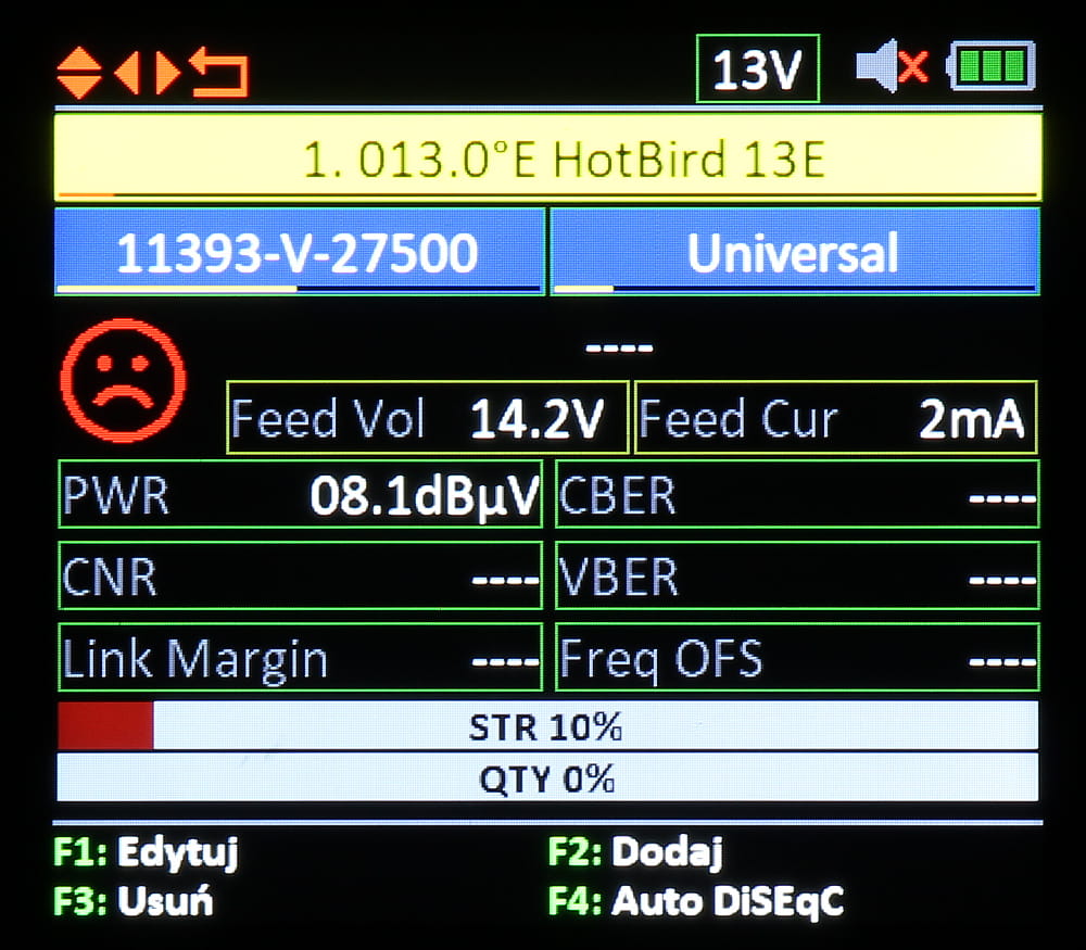 UNIWERSALNY MIERNIK TSC-1270 DVB-T/T2 DVB-S/S2 DVB-C/C2-1332692