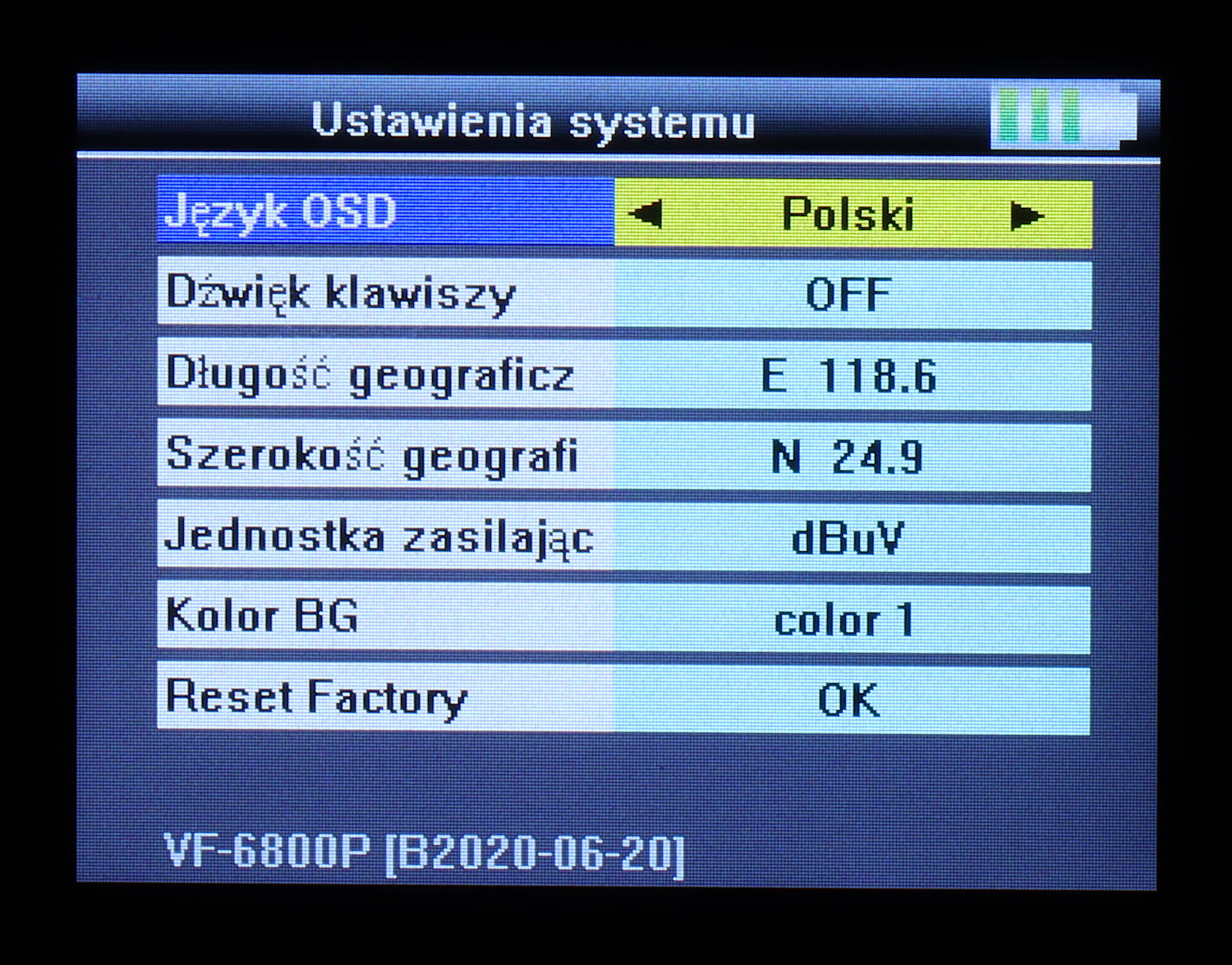 UNIWERSALNY MIERNIK WS-6944P DVB-T/T2 DVB-S/S2 DVB-C-1325965