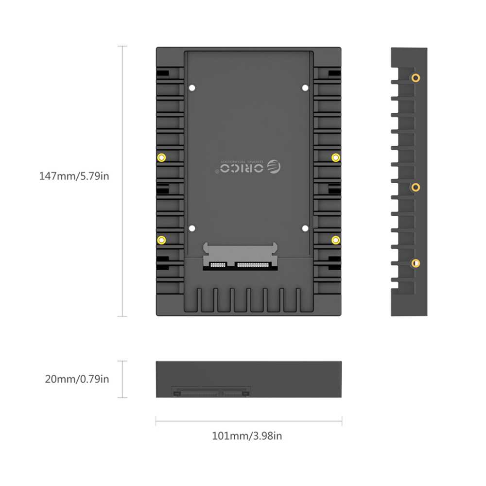 Orico Adapter SATA, uchwyt montażowy na dysk 2,5"-1636026