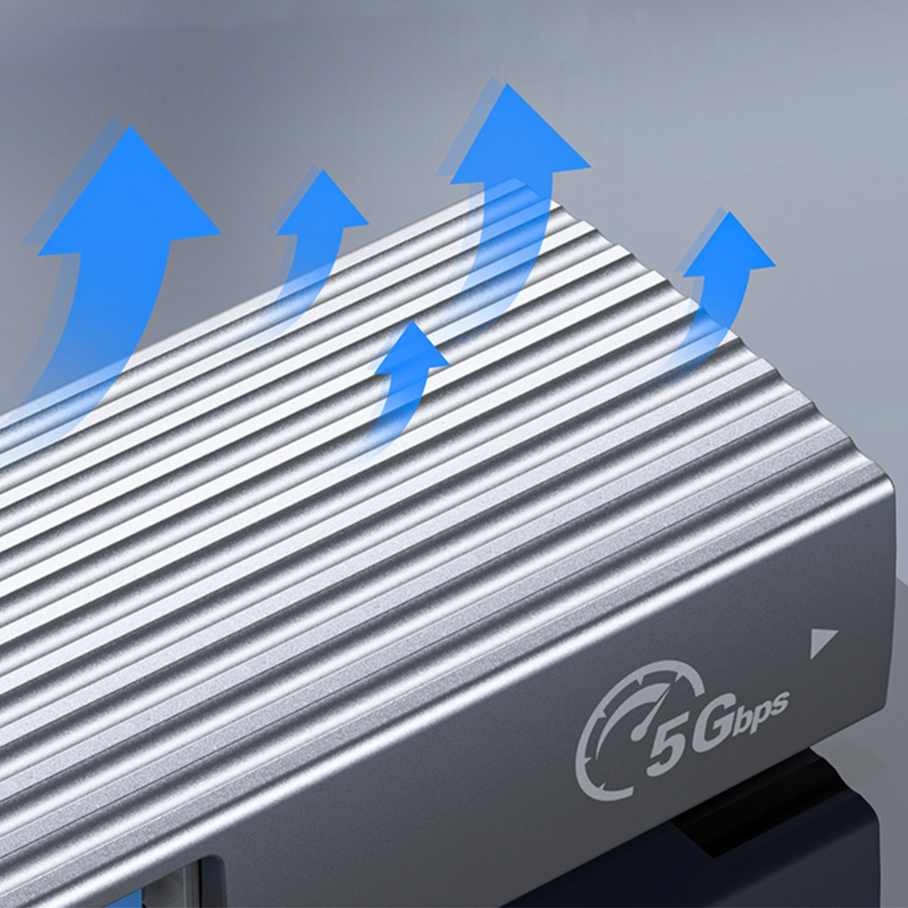 Orico Hub USB-A 5Gbps 3*USB-A, microSD, alu-1450571