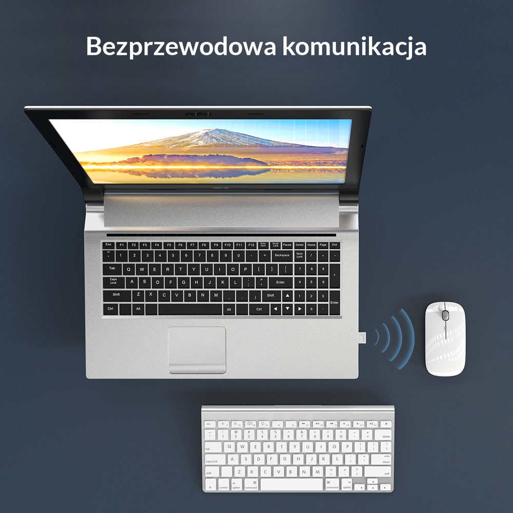 Orico Adapter Bluetooth 5.0 USB-A biały-1634457