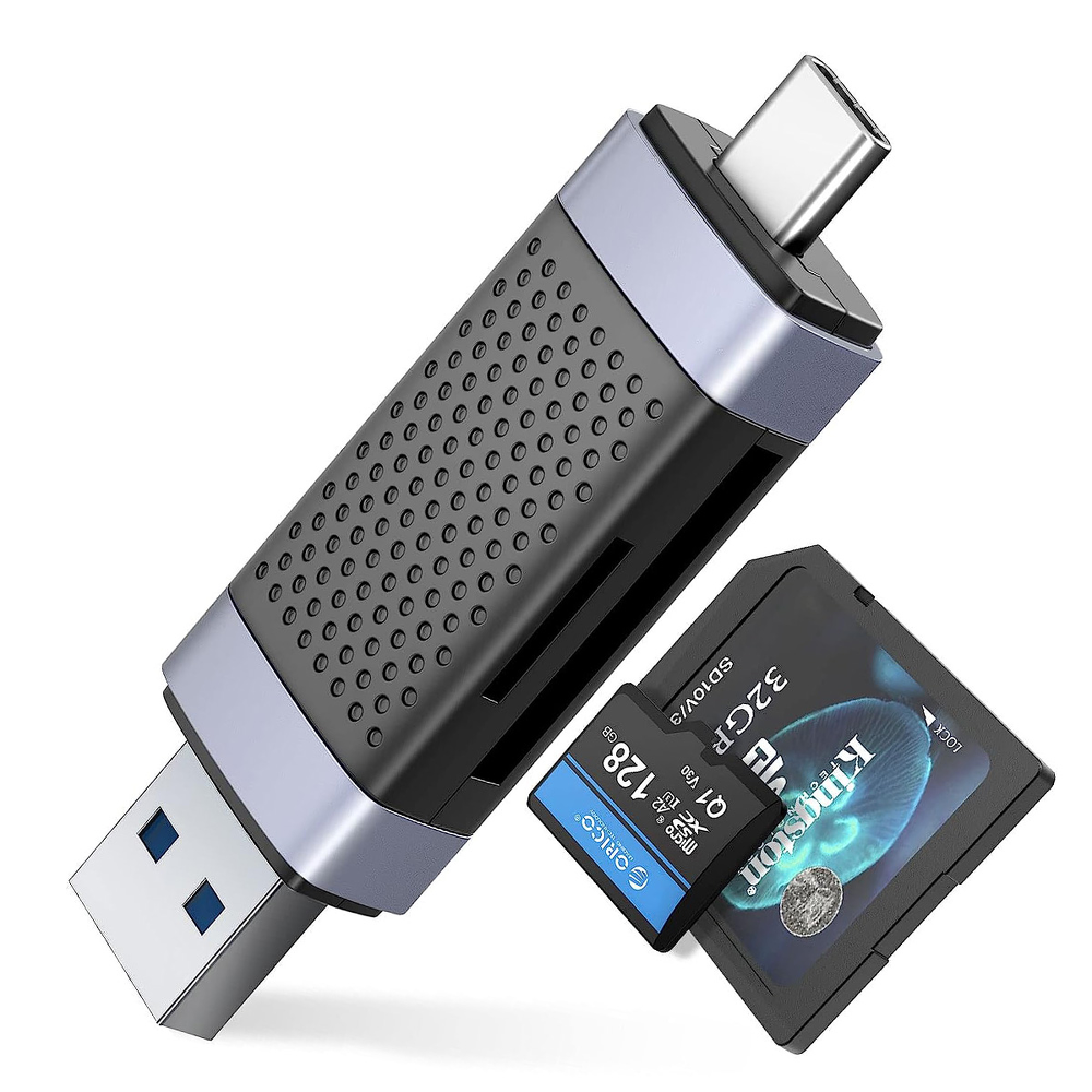 Orico Czytnik kart SD/microSD USB-A/USB-C 2.0-1637588