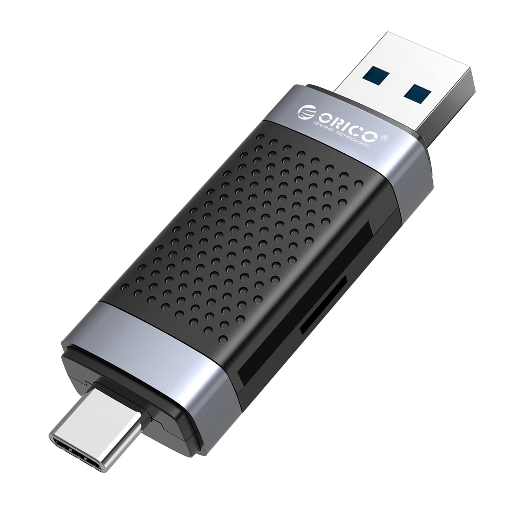 Orico Czytnik kart SD/microSD USB-A/USB-C 2.0-1637587