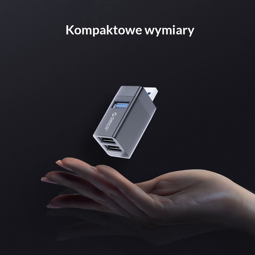 Orico Hub USB 5Gbps mini 3xUSB-A-1654196