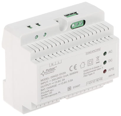 ZASILACZ BUFOROWY IMPULSOWY DING2-12V2A PULSAR-1628827