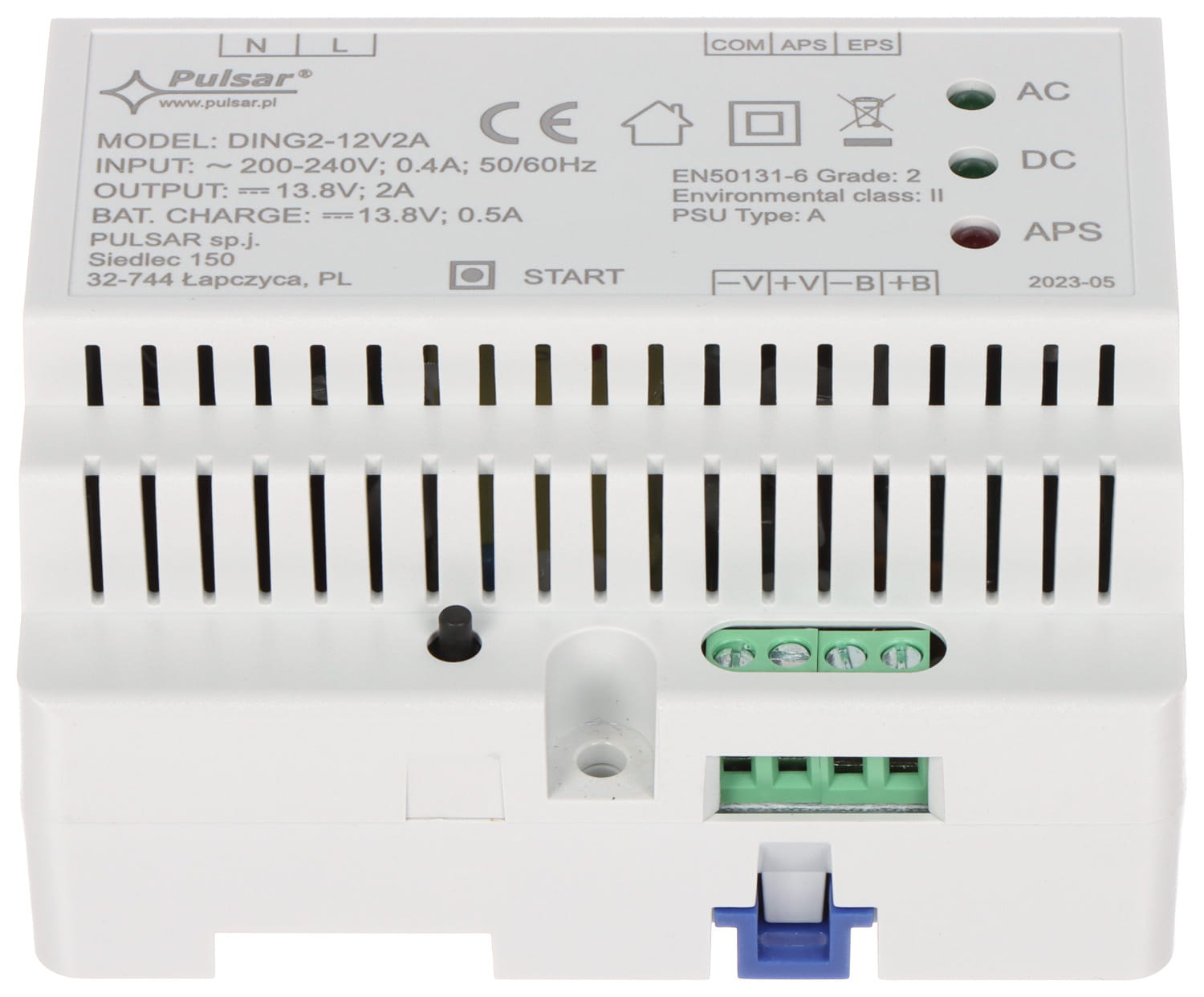 ZASILACZ BUFOROWY IMPULSOWY DING2-12V2A PULSAR-1628830