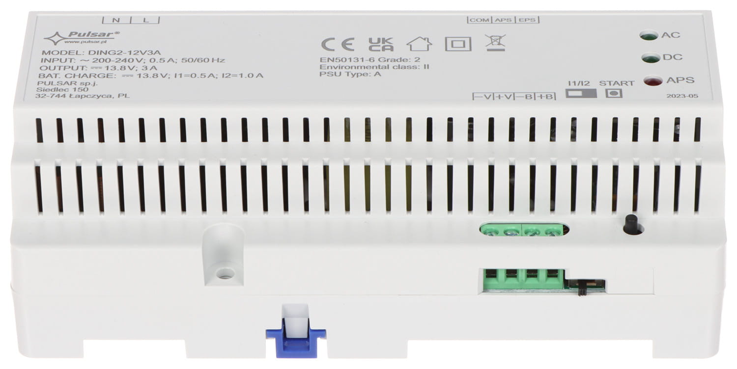 ZASILACZ BUFOROWY IMPULSOWY DING2-12V3A PULSAR-1628824