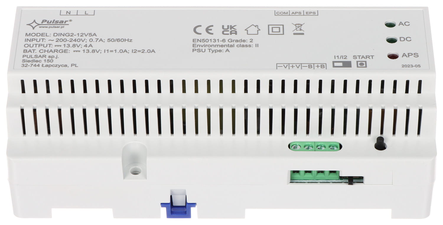 ZASILACZ BUFOROWY IMPULSOWY DING2-12V5A PULSAR-1628818