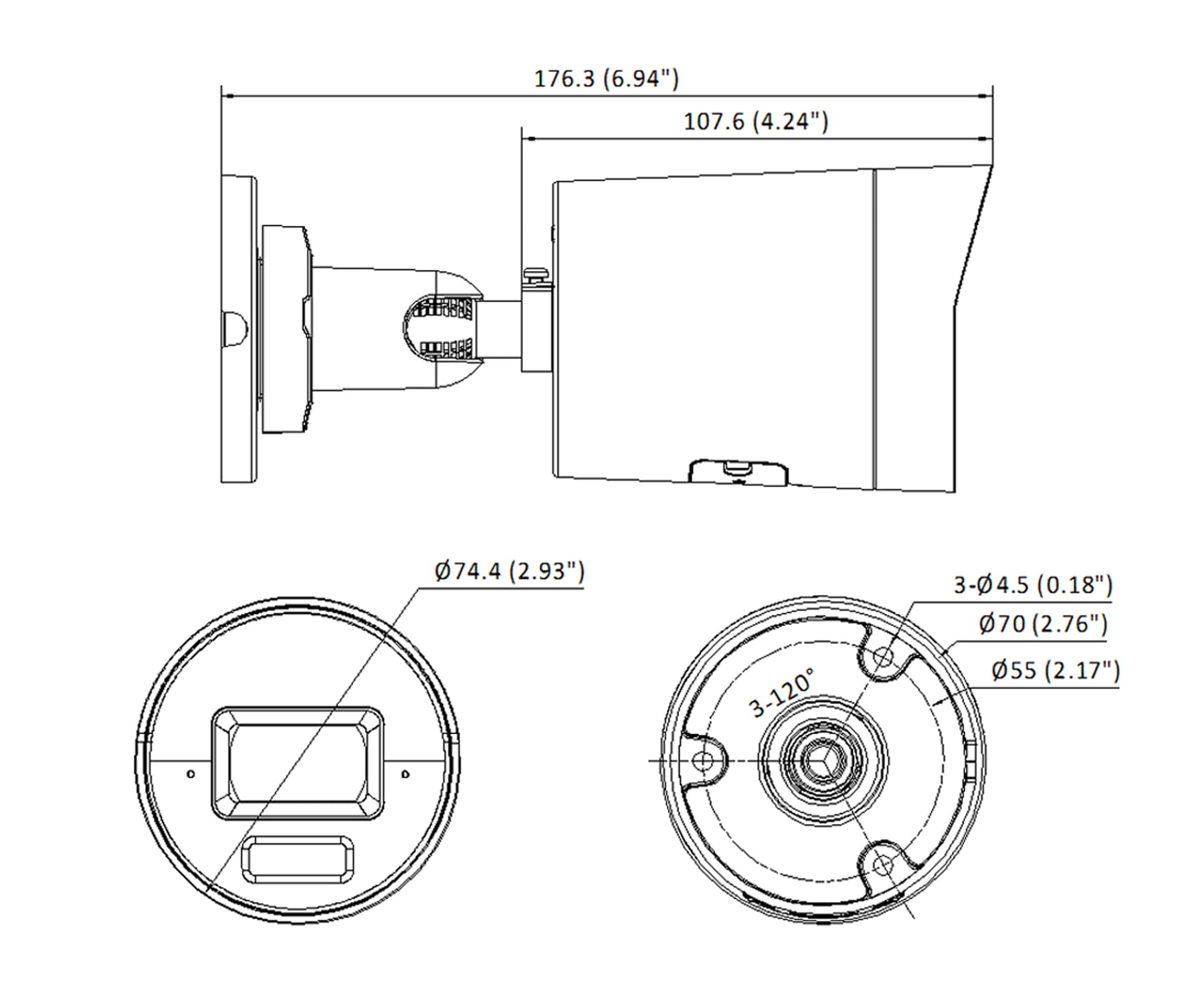 KAMERA IP DS-2CD2047G3-LI2UY/SL(2.8MM)(BLACK)PL ColorVu 3.0 - 4Mpx Hikvision-1763902