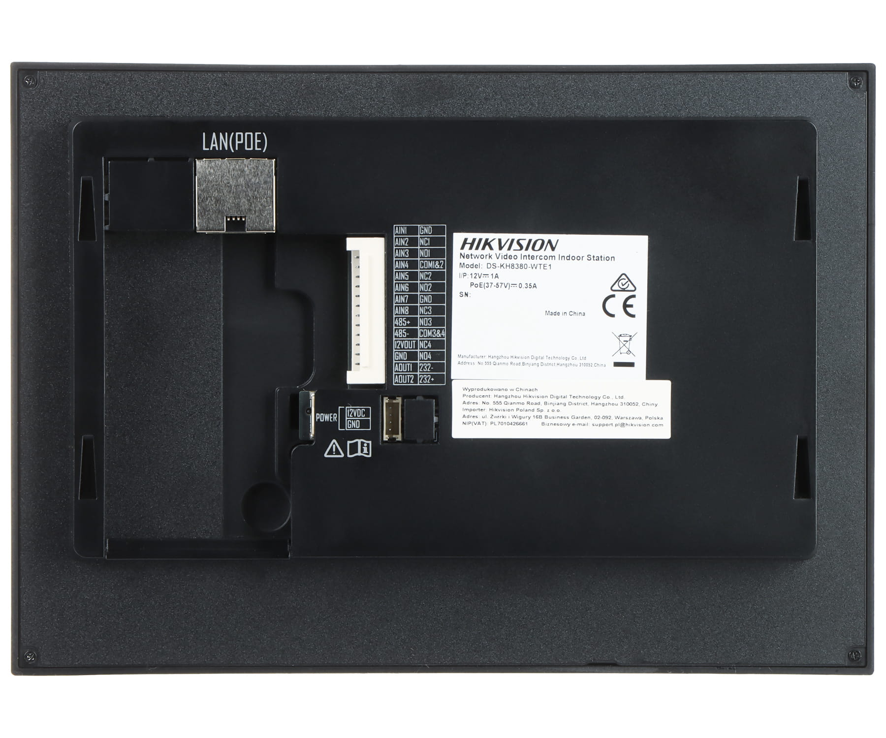 PANEL WEWNĘTRZNY Wi-Fi / IP DS-KH8380-WTE1 Hikvision-1763798