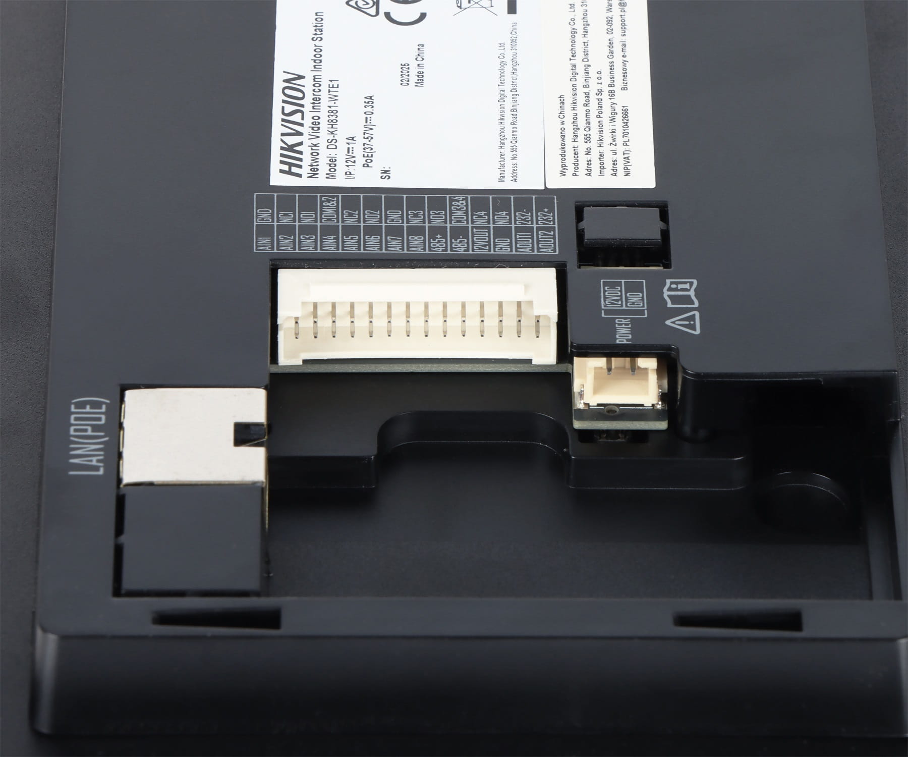 PANEL WEWNĘTRZNY Wi-Fi / IP DS-KH8381-WTE1 Hikvision-1771055