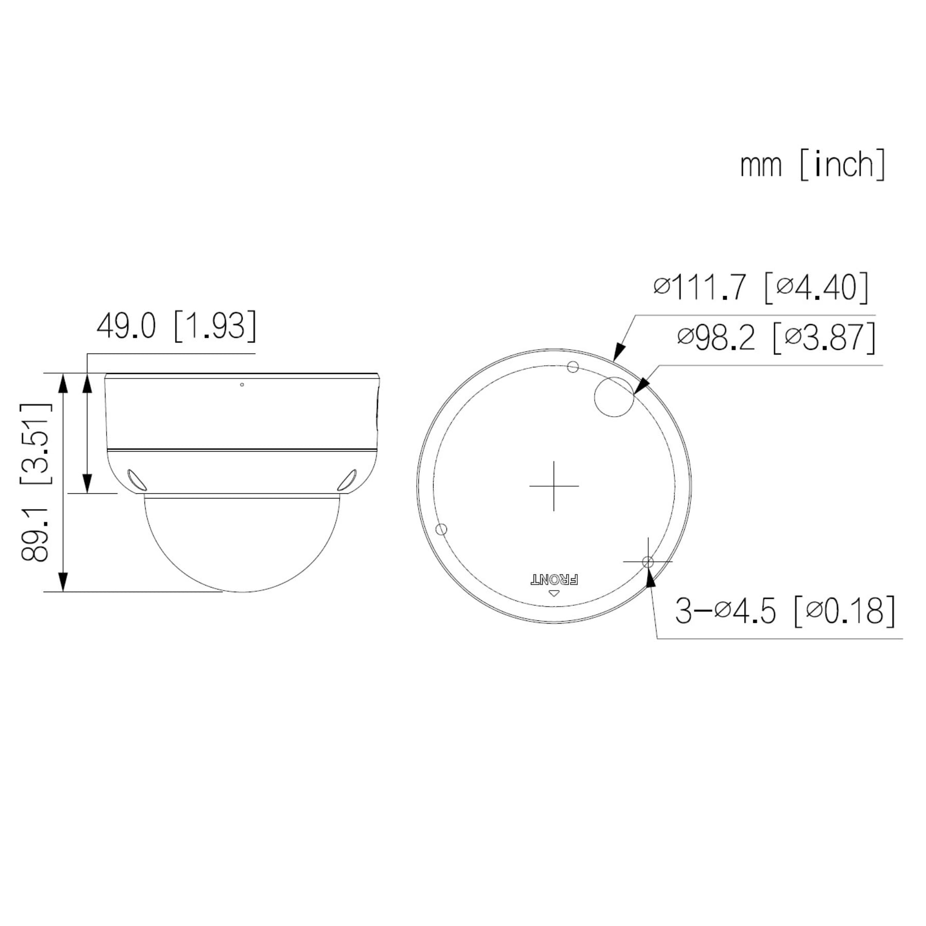 KAMERA WANDALOODPORNA IP IPC-HDBW3649E-AS-IL-0280B WizSense Smart Dual Light - 6Mpx 2.8mm DAHUA-1764349