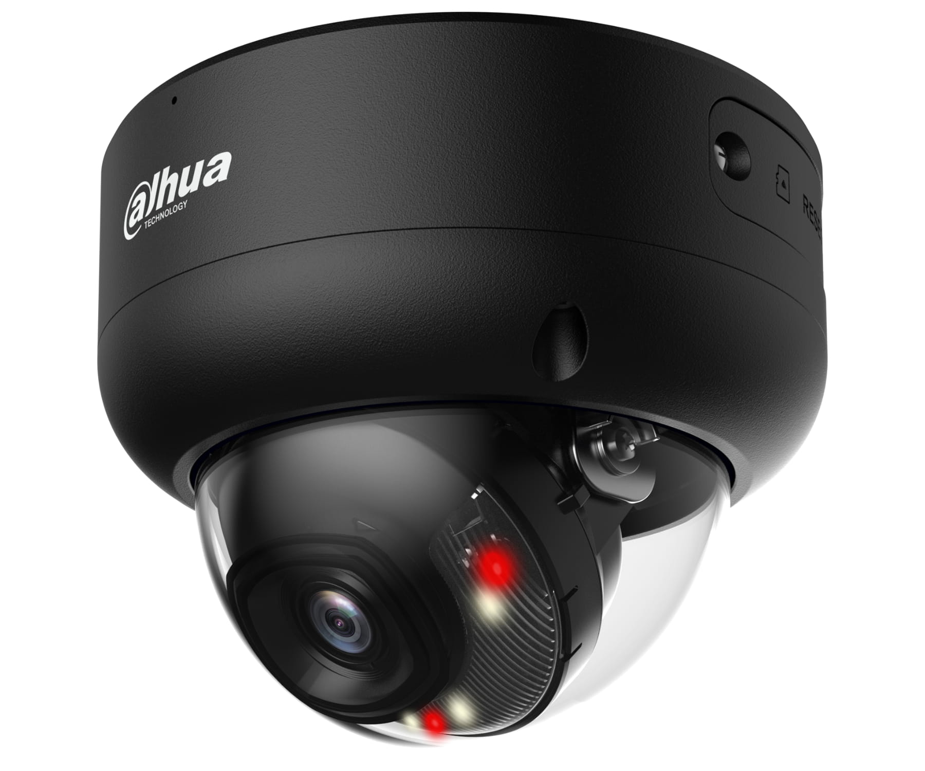 KAMERA WANDALOODPORNA IP IPC-HDBW3649E-AS-IL-0280B-BLACK WizSense Smart Dual Light - 6Mpx 2.8mm DAHUA-1764335