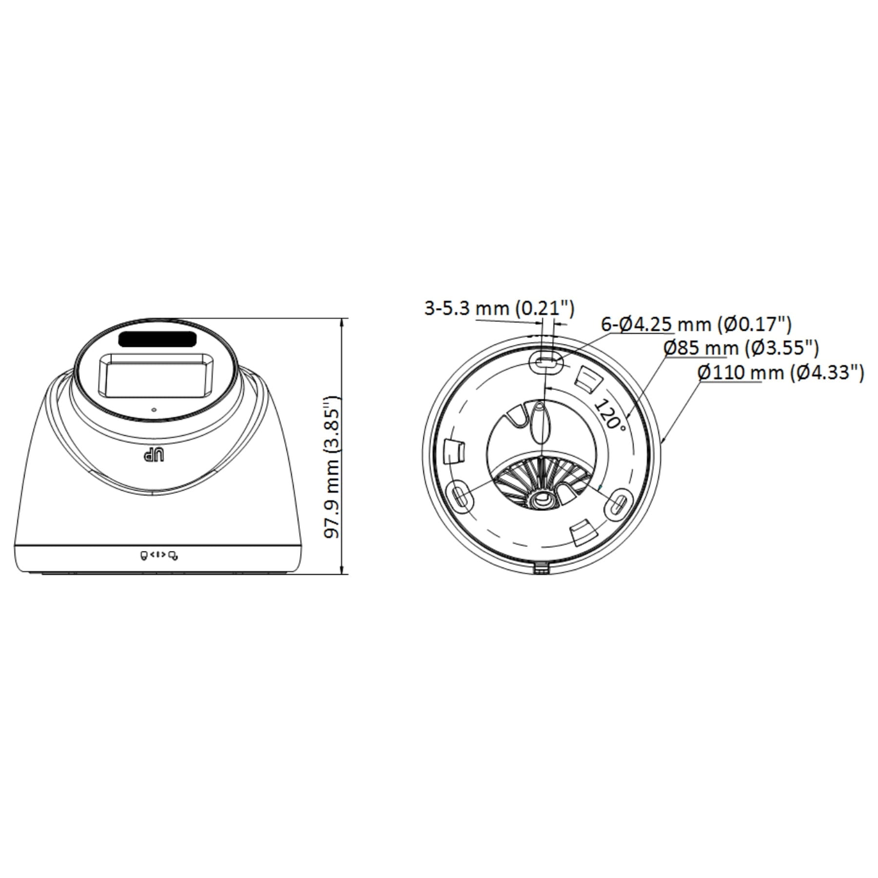 KAMERA AHD, HD-CVI, HD-TVI, PAL DS-2CE78U0T-LF(2.8MM) Smart Hybrid Light - 8.3Mpx 4K UHD 2.8mm Hikvision-1764787