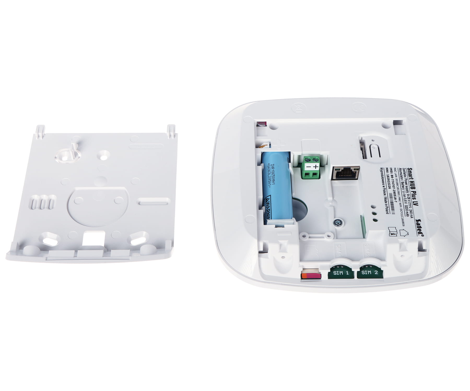 KONTROLER SYSTEMU BEZPRZEWODOWEGO SMART-HUB-PLUS/LV BE WAVE SATEL-1771108