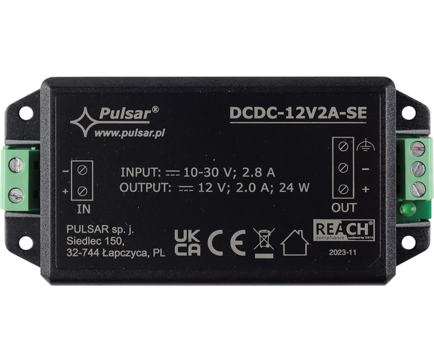 PRZETWORNICA ZASILANIA DCDC-12V2A-SE PULSAR-1770764