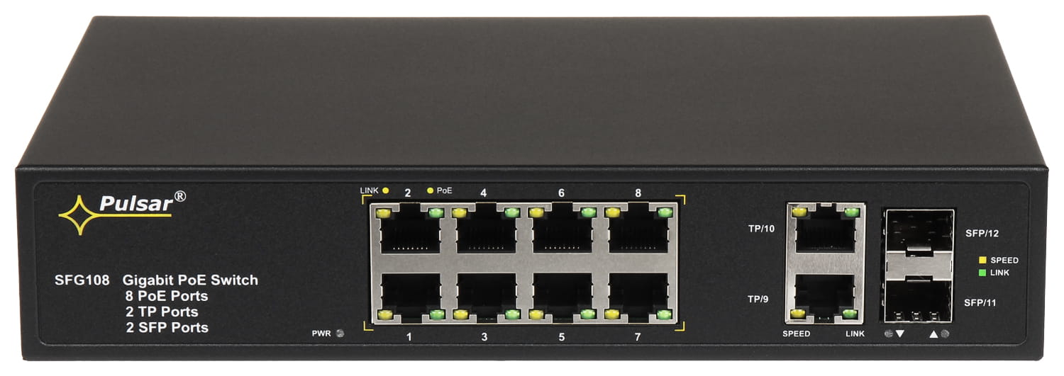 SWITCH POE SFG-108 8-PORTOWY SFP PULSAR-1688458
