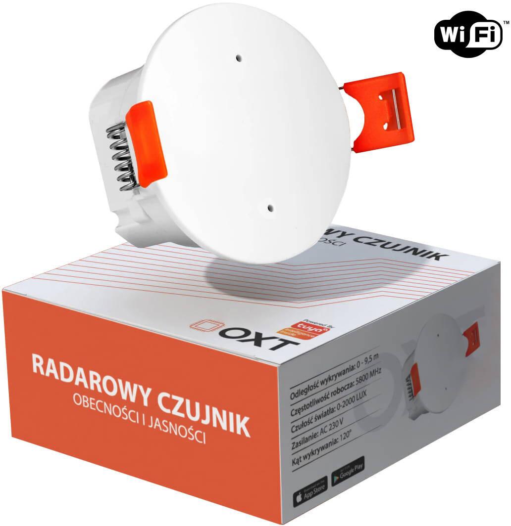 OXT Czujnik radar obecności jasności 230V WiFi TUYA T150-1803651