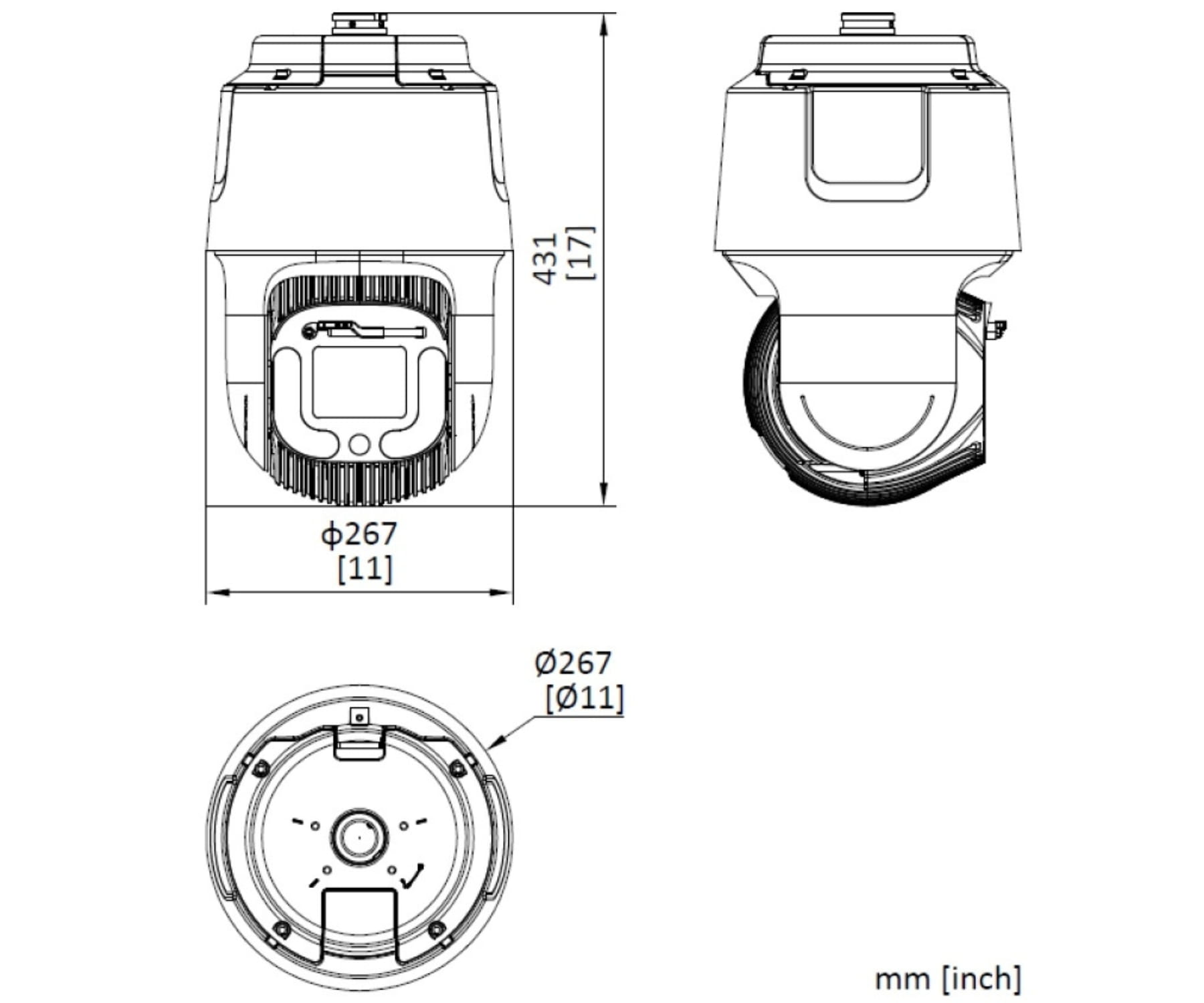 KAMERA IP SZYBKOOBROTOWA DS-2DF8C442IXG1-ELW DarkFighter - 4Mpx, 6... 252mm Hikvision-1816088