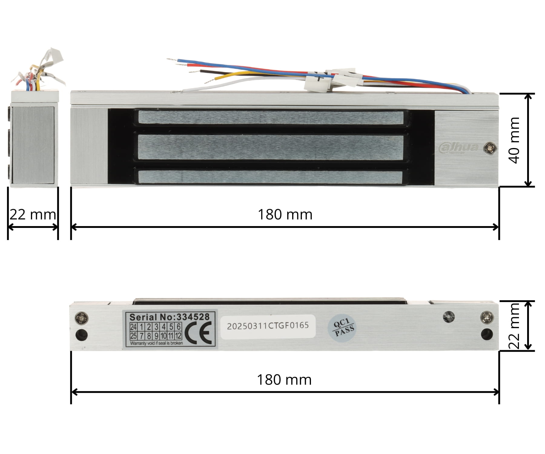 ZWORA ELEKTROMAGNETYCZNA ASF180A-V1 DAHUA-1815385