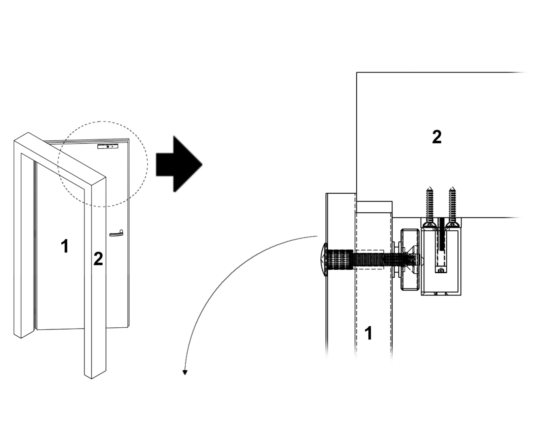 ZWORA ELEKTROMAGNETYCZNA ASF180A-V1 DAHUA-1815382