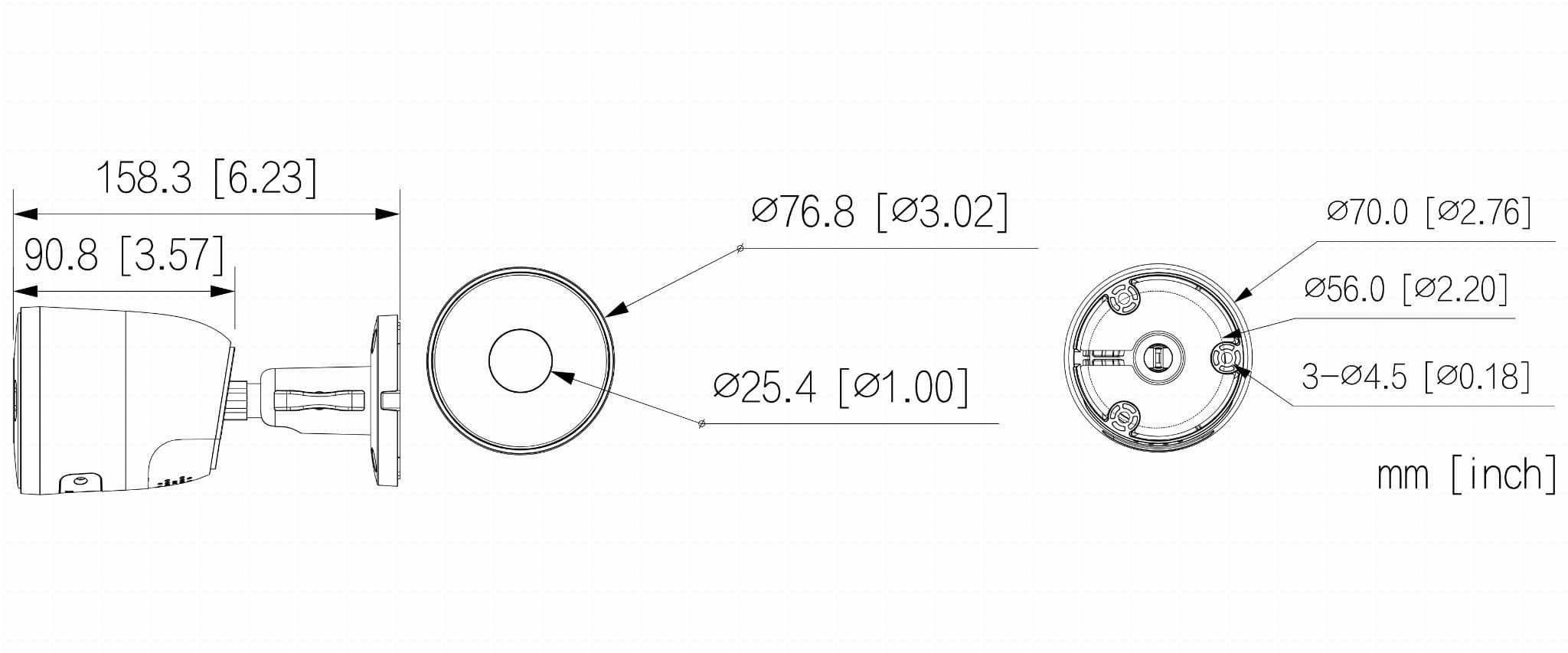 KAMERA IP F3D-PV-0280B Wi-Fi 6, Active Deterrence - 3Mpx 2.8mm DAHUA-1811472