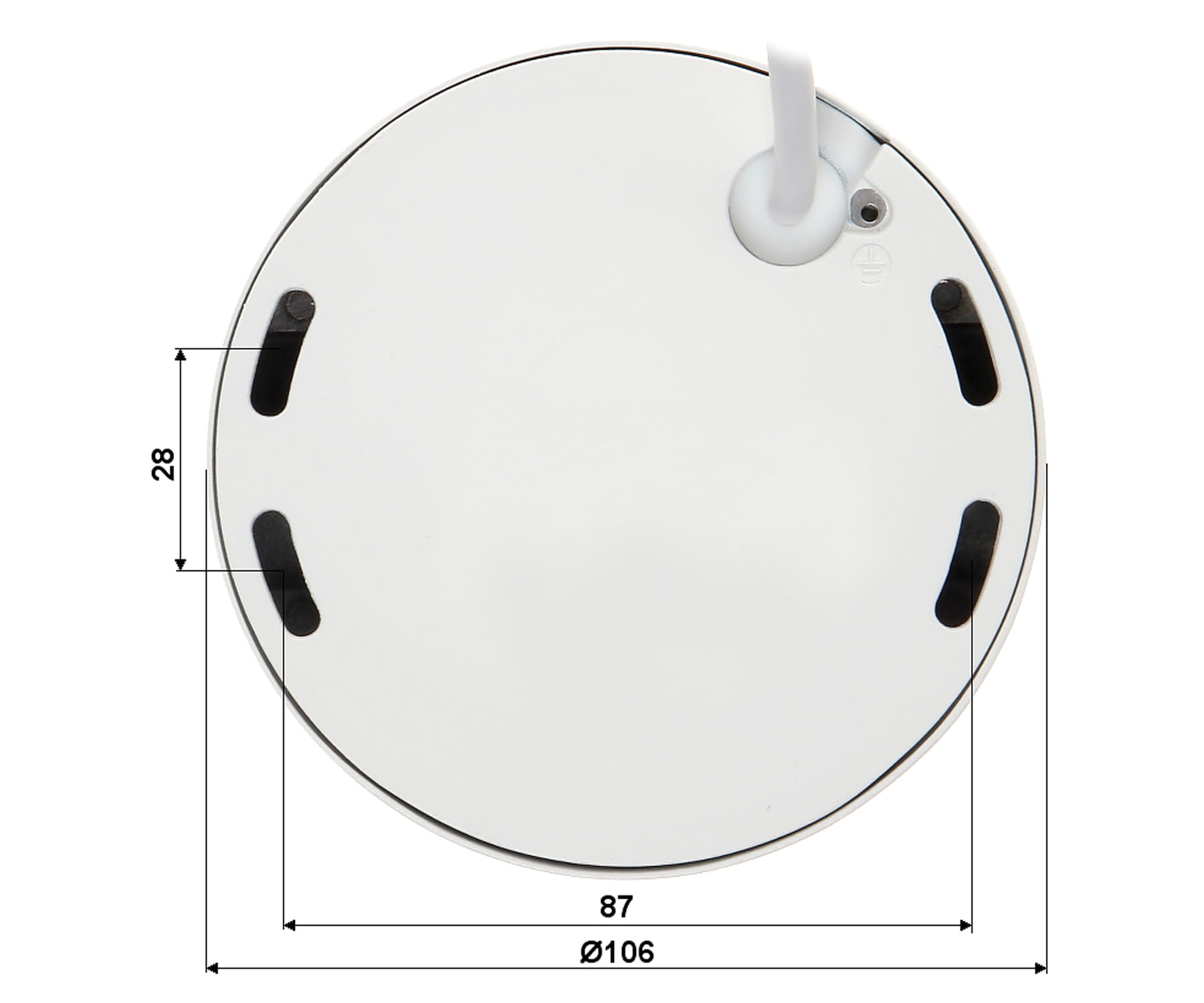 KAMERA WANDALOODPORNA IP IPC-HDBW4431F-M-DAE-0280B-S2 - 4Mpx 2.8mm DAHUA-1816255