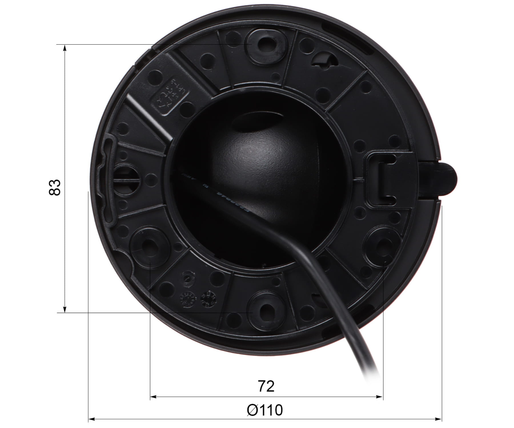 KAMERA IP IPC-HDW1439V-A-IL-0280B-BLACK Smart Dual Light - 4Mpx 2.8mm DAHUA-1816168