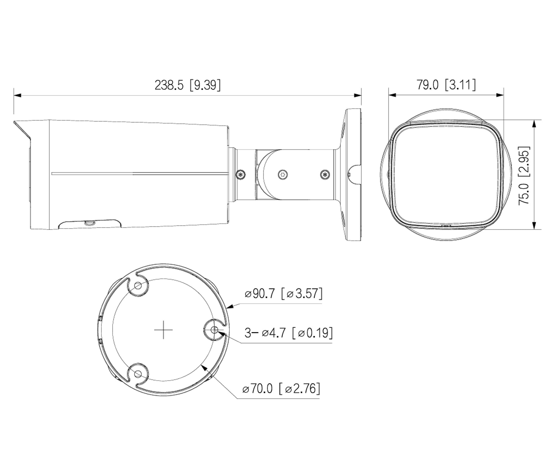 KAMERA IP IPC-HFW21249T-AS-IL-0280B WizSense Smart Dual Light - 12Mpx 4.5K UHD 2.8mm DAHUA-1811378