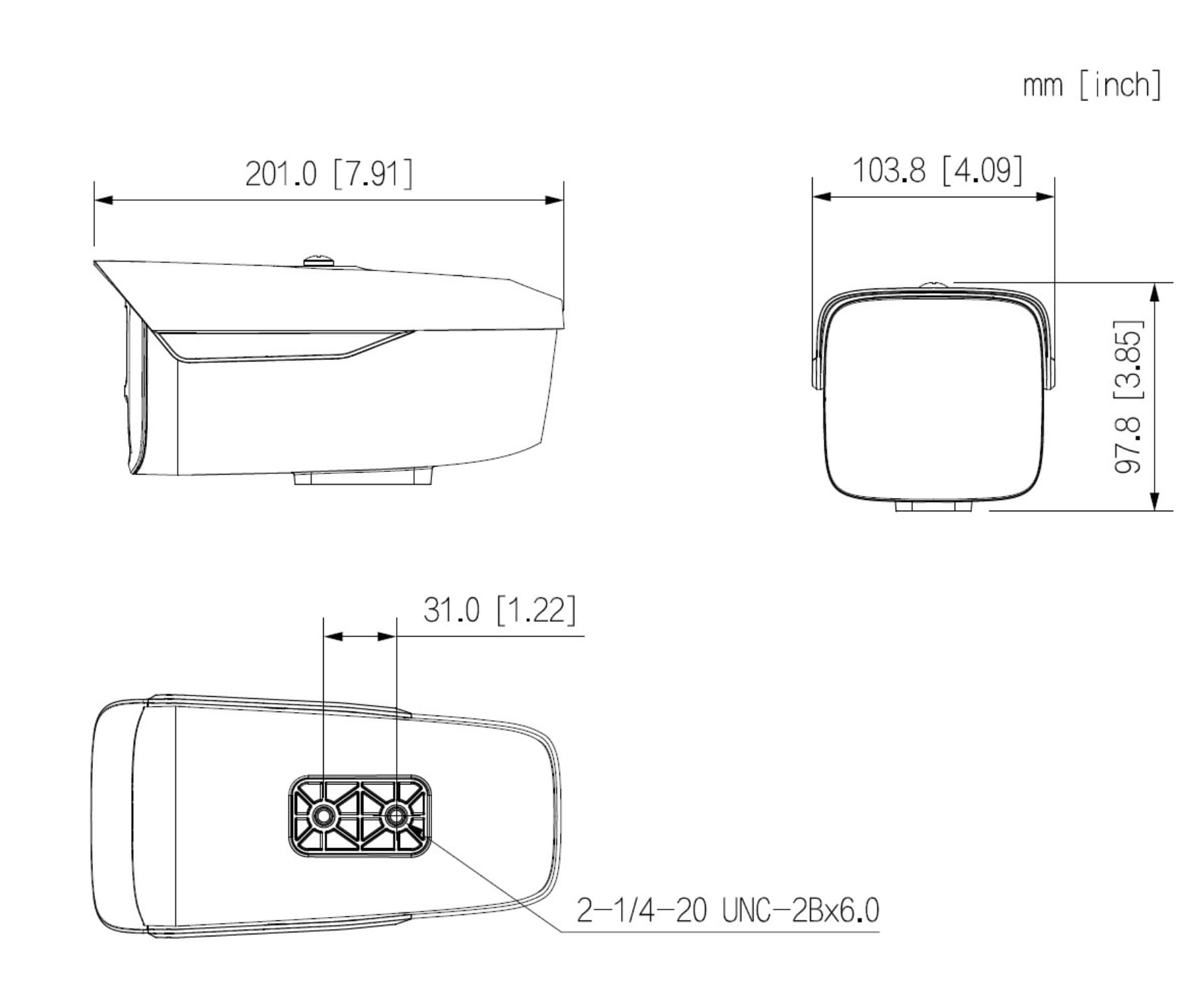 KAMERA IP IPC-HFW2649M-S-LED-0360B-B-PRO WizSense WizColor - 6Mpx 3.6mm DAHUA-1806084