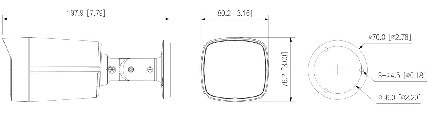 KAMERA IP IPC-HFW2649TL-S-LED-0280B-PRO WizSense WizColor - 6Mpx 2.8mm DAHUA-1790214