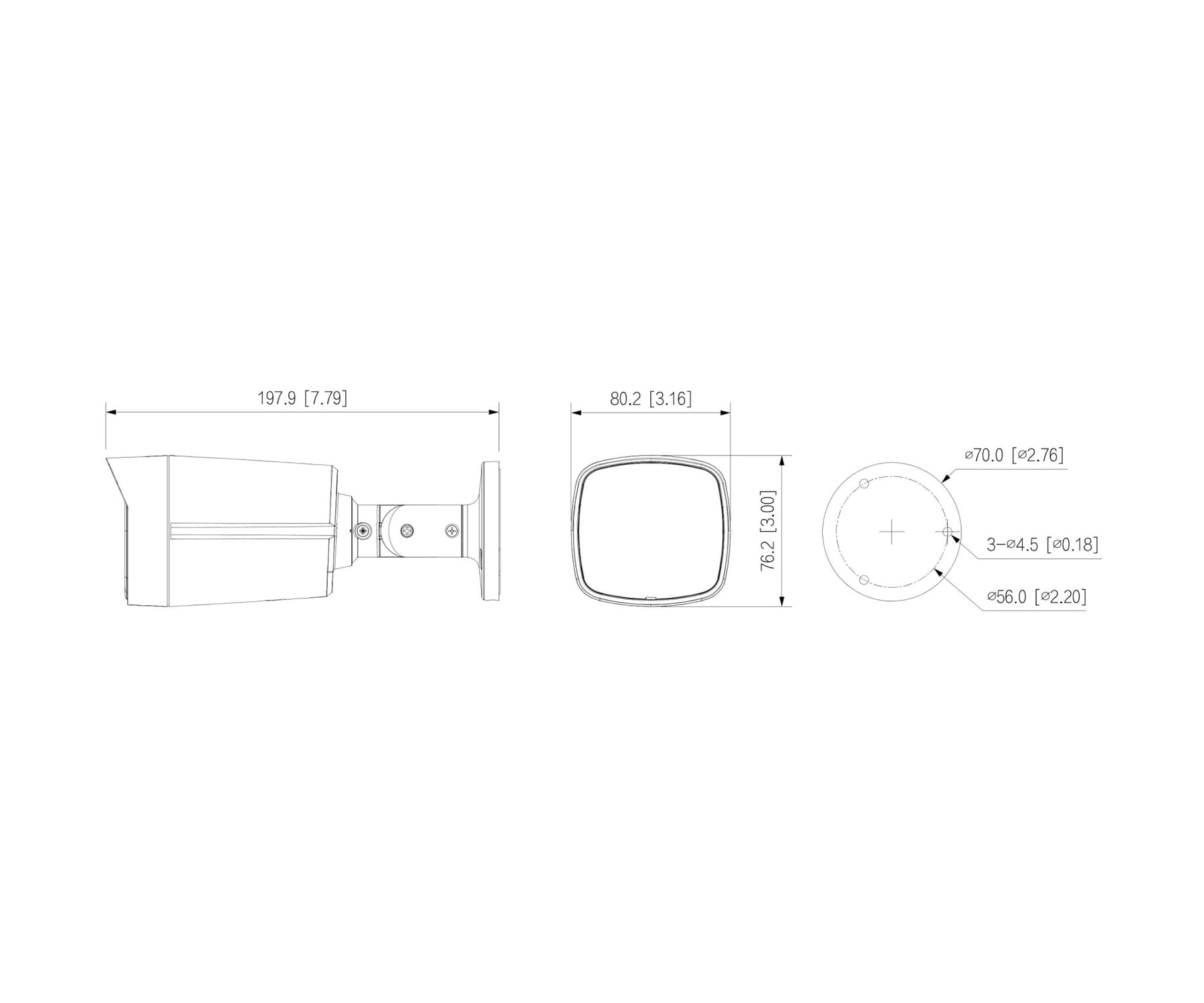 KAMERA IP IPC-HFW2649TL-S-LED-0360B-PRO WizSense WizColor - 6Mpx 3.6mm DAHUA-1805866