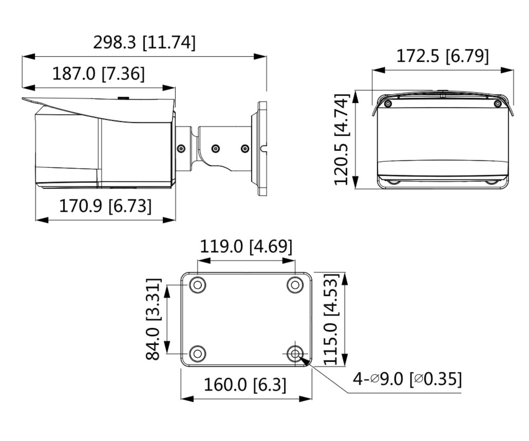 KAMERA WANDALOODPORNA IP IPC-PFW83242-A180-E4 PANORAMICZNA - 32Mpx, 4x 2.8mm DAHUA-1775354