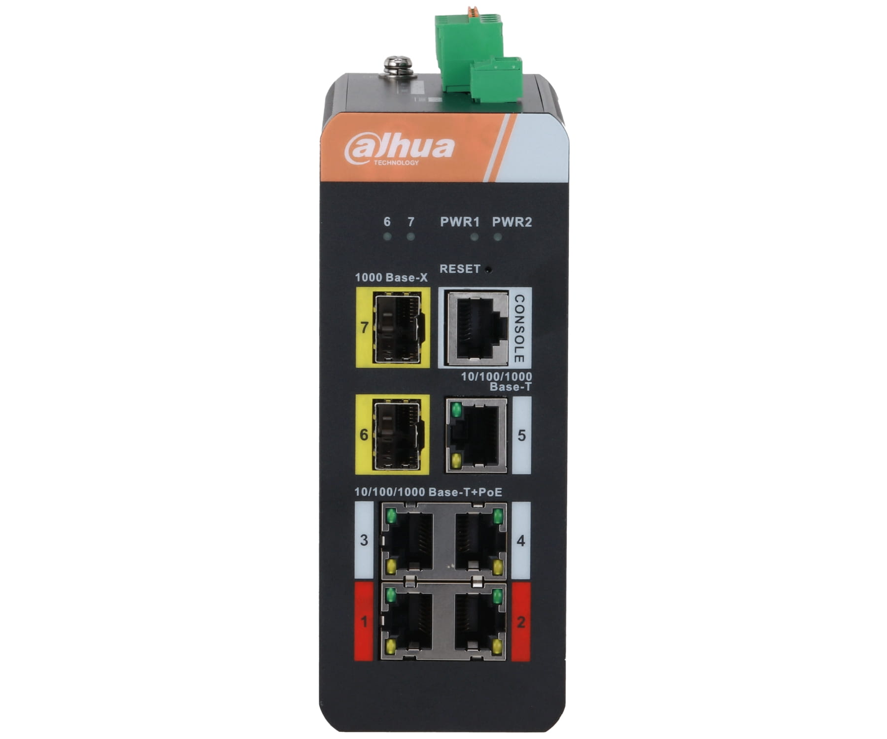 SWITCH PRZEMYSŁOWY   IS4207-4GT-120 5-PORTOWY + 2 x SFP DAHUA-1815129