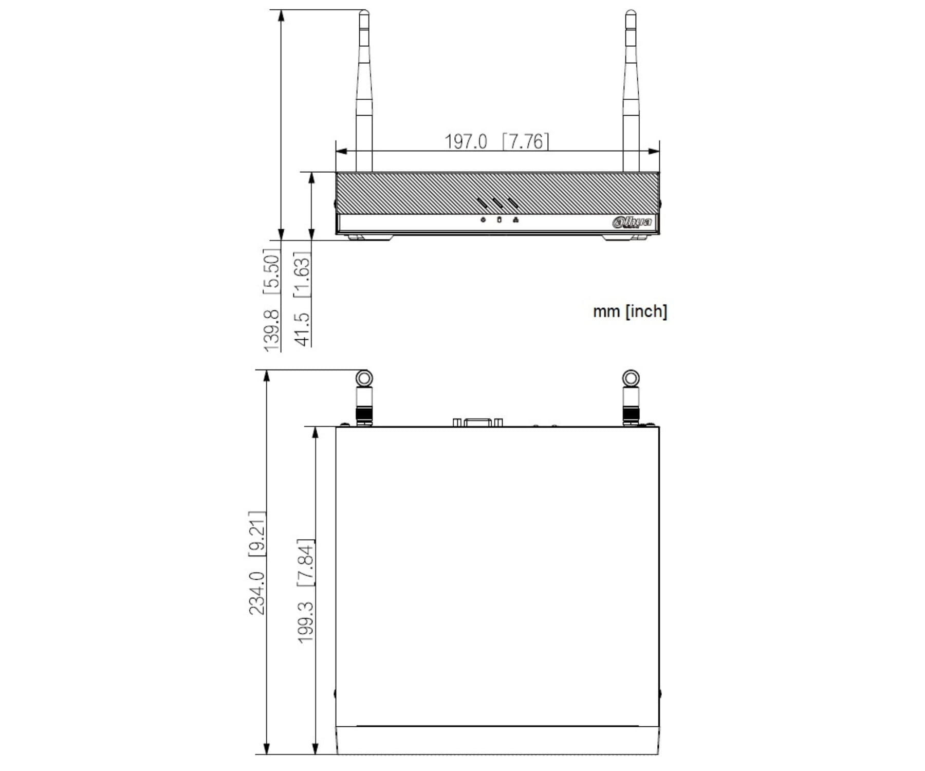 REJESTRATOR IP NVR2104HC-W Wi-Fi 6, 4 KANAŁY DAHUA-1815454