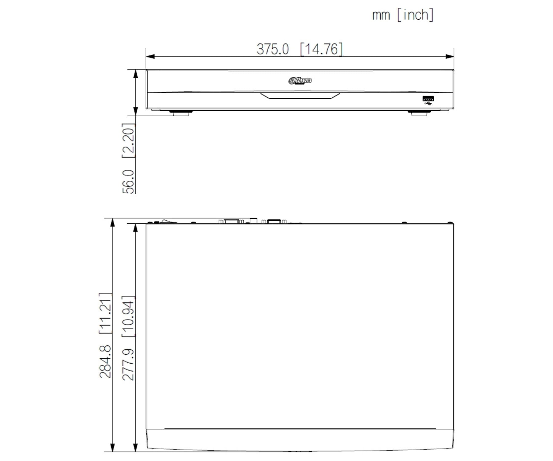 REJESTRATOR IP NVR5208-EI2 8 KANAŁÓW WizSense DAHUA-1815516