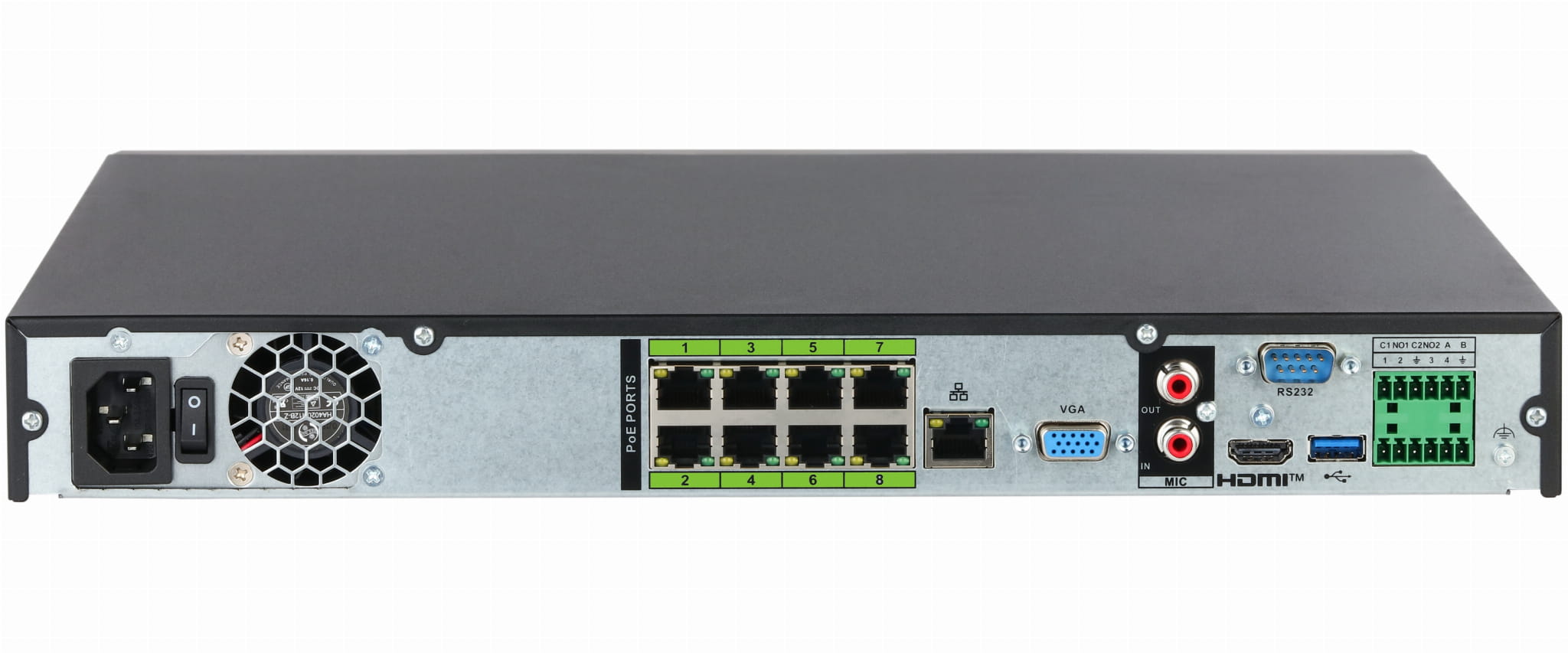 REJESTRATOR IP NVR5232-8P-EI2 32 KANAŁY, 8 PoE WizSense DAHUA-1816338