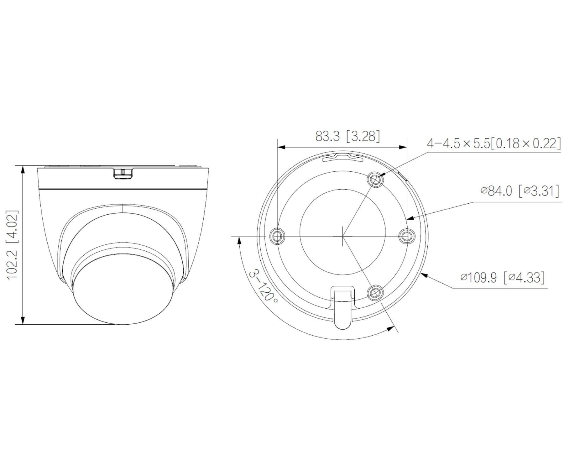 KAMERA IP T5A-PV-0280B Wi-Fi 6, Smart Dual Light Active Deterrence - 5Mpx 2.8mm DAHUA-1815227