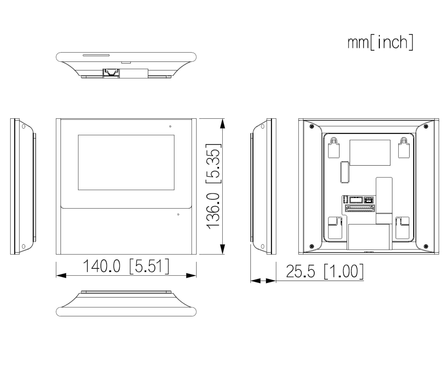 PANEL WEWNĘTRZNY VTH2612L-W Wi-Fi / IP DAHUA-1805434